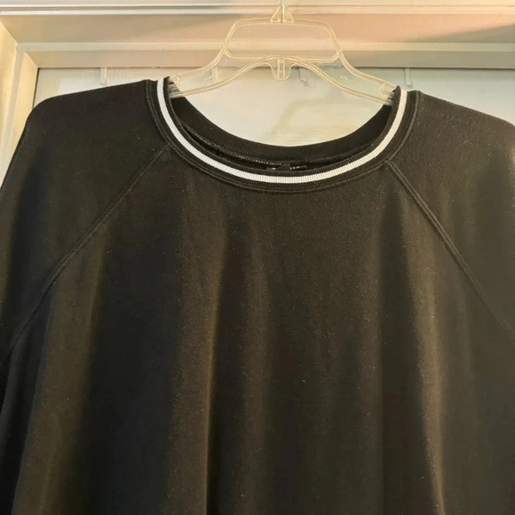 Torrid Long Sleeve Black & White Stripped Sweater - Picture 3 of 7